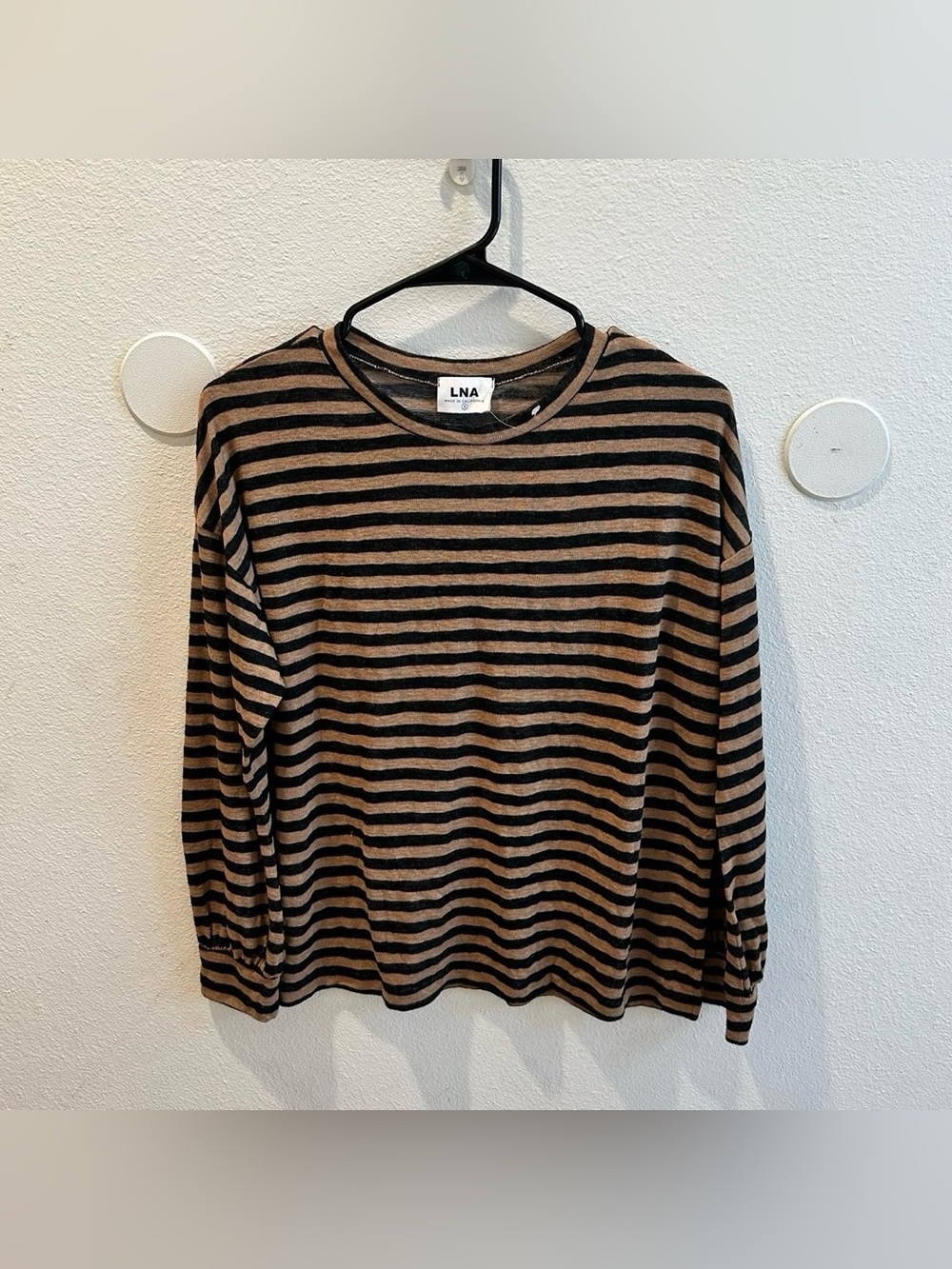 LNA Stripe Long Sleeve Tee NWOT